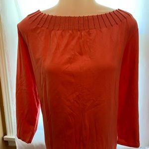 Talbots top…bright color…comfortable